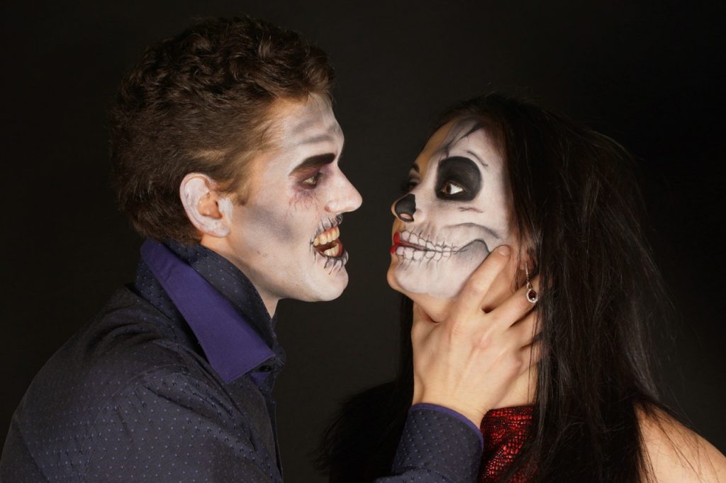 maquillage couple halloween